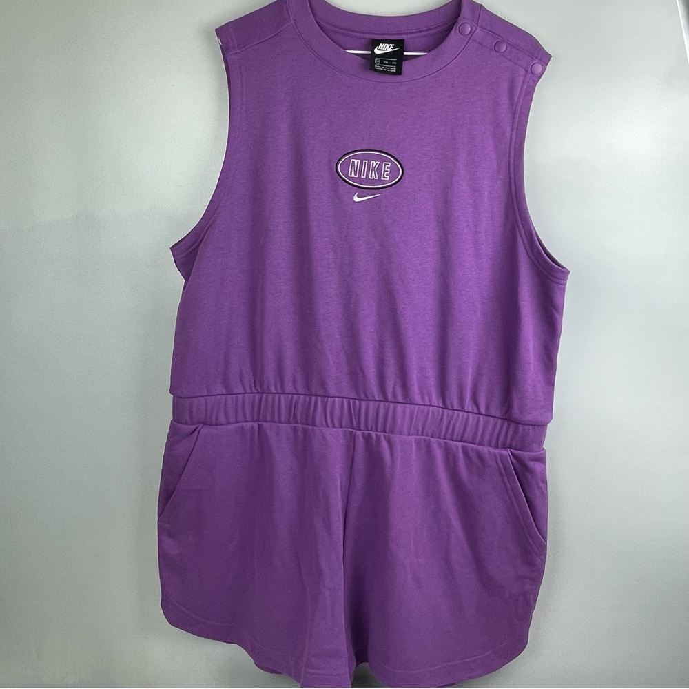 Nike Purple Sleeveless Jumpsuit